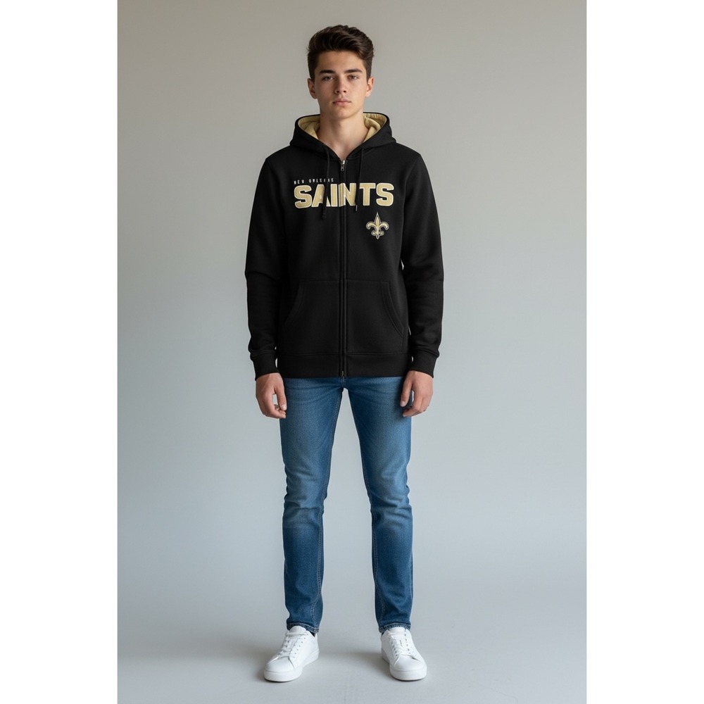 NFL Black and Gold Saints Kids‎ Hoodie